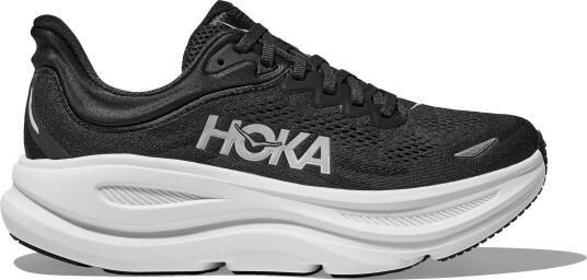 Hoka Women"s Bondi 9 Wide Black/White 43 1/3