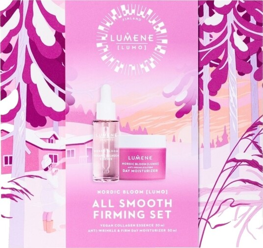Lumene Nordic Bloom All Smooth Anti-Aging Set med Vegansk Kollagen Lumene Nordic Bloom All Smooth Anti-Aging Set med Vegansk Kollagen