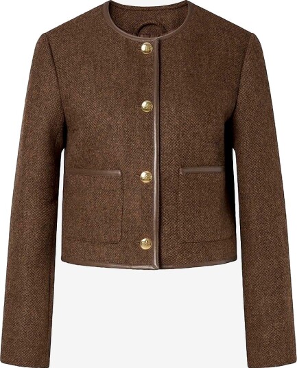 By Malina Jakke Ninette Dressed Wool Jacket Brun