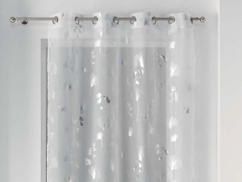 Douceur D`Interieur Firana Bloomy Biała/ Srebrna 140X240
