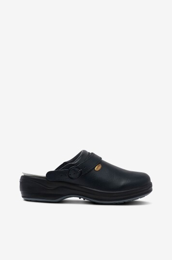 Scholl New Bonus tøffel av skinn 36 42 Blå Scholl New Bonus tøffel av skinn 36 42 Blå