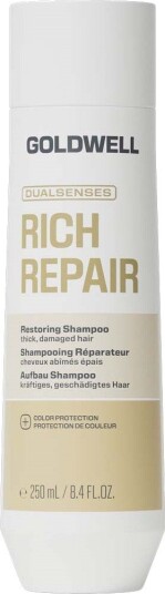 Goldwell Dualsenses Rich Repair Sjampo 250 ml med FadeStopFormula for skadet hår