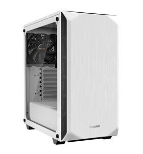 be quiet! Pure Base 500 Midi Tower Kabinett Hvit med Tempered Glass