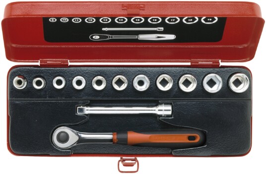 Bahco Pipenøkkelsett 3/8" Firkant 7420RE