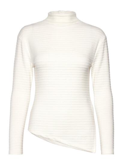 Selected Slfganna Ls T-Neck Top - White - XS