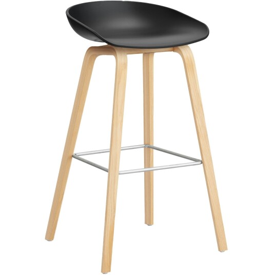 Hay AAS 32 2.0 Barstol 75 cm Såpet Eik / Sort