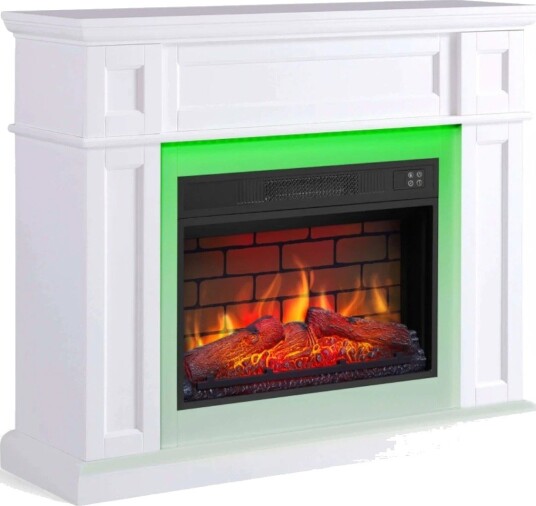Artiflame Linz Elektrisk Peis - Hvit - Led-Belysning (ELP-40-111-AF23BS)