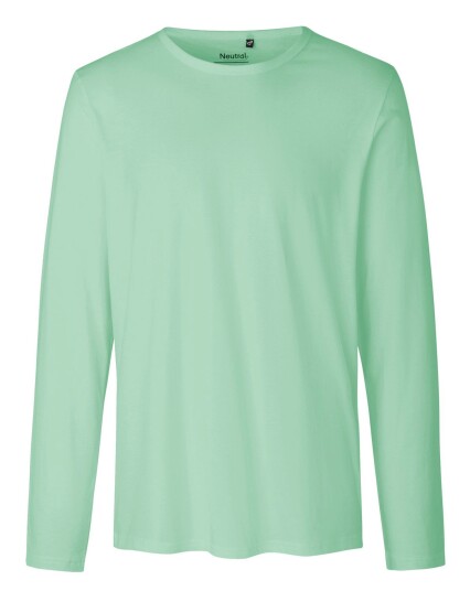 Neutral Organic   Mens Long Sleeve T shirt Grønn