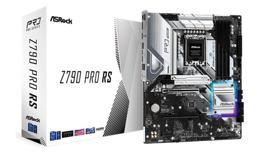 ASRock Z790 Pro RS Hovedkort ATX LGA1700 DDR5 med Z790 Chipsett ASRock Z790 Pro RS Hovedkort ATX LGA1700 DDR5 med Z790 Chipsett
