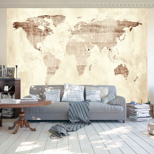 Fototapet Precious Map 300x210 - Finnes i flere størrelser