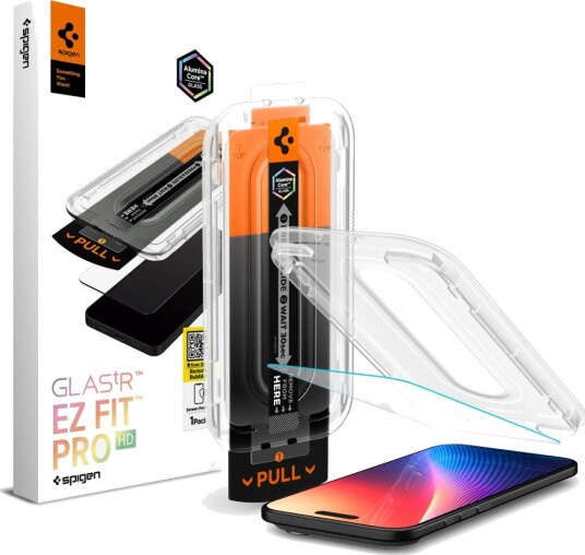 Spigen Glas.Tr EZ Fit Pro HD skjermbeskytter til iPhone Air - Ripebestandig og støvresistent