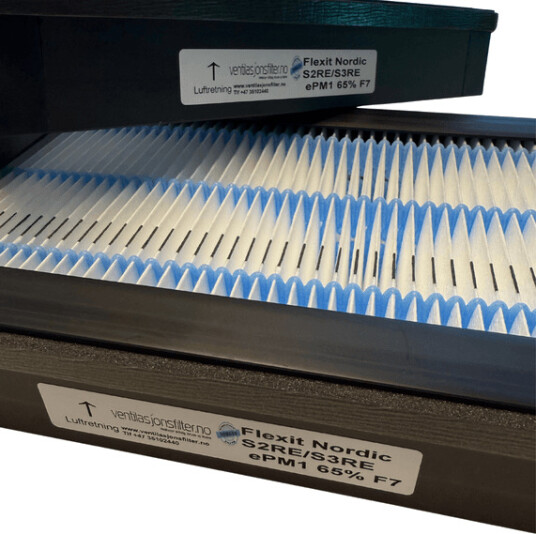 Flexit Nordic s2re/s3re filtersett Flexit Nordic s2re/s3re filtersett