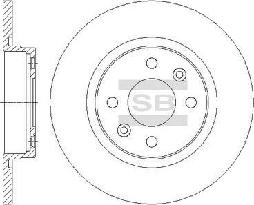 Hi Q SD3049 Bremseskive Hi Q SD3049 Bremseskive