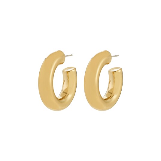 Pilgrim PHASE store hoops gullbelagt Pilgrim PHASE store hoops gullbelagt
