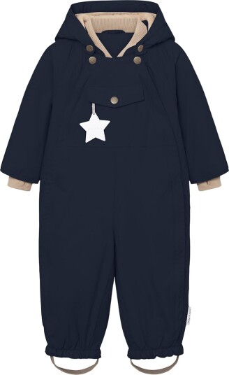 Mini A Ture Vinterdress   MatWist Fleece   Outer Space   Mini A Ture   1½ år (86)   Vinterdress Beige Blå Marineblå