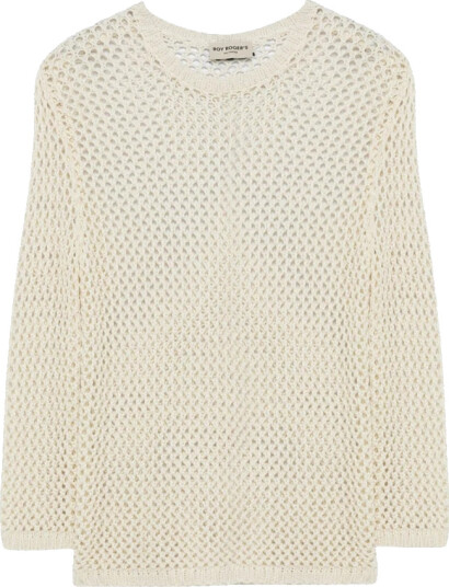 Roy Roger's Dame Strikkevarer Beige M, Roy Roger's Dame Strikkevarer Beige M,
