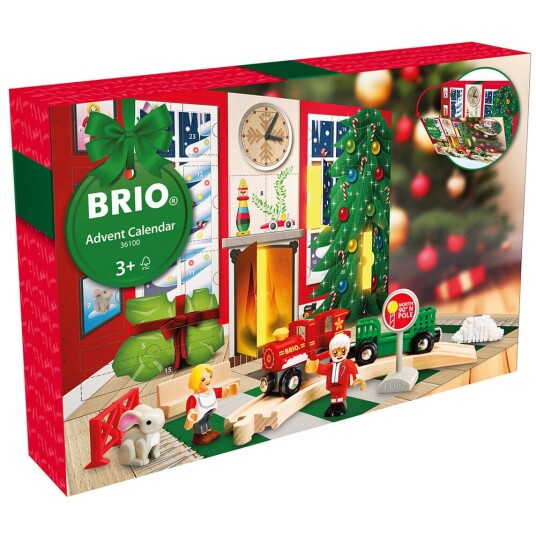BRIO Julekalender med togbanetilbehør 36100