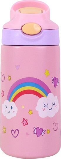 Minis Play Drikkeflaske Stål 400ml Rosa