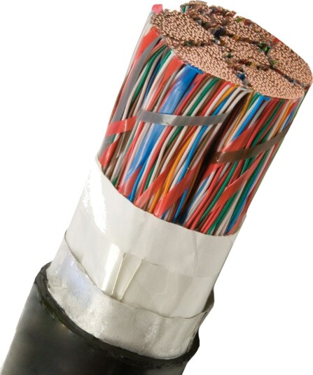 Nexans Telekabel Elale 300 × 2 × 0,5 mm, Svart 500 m, Trommel