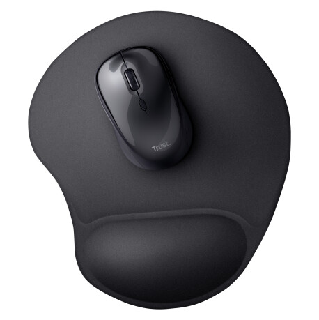 Trust Bigfoot Gel Mouse Pad - Musematte med håndleddsstøtte - svart