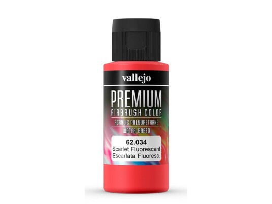 Vallejo 62.034, 60 Ml, Rød, Matte, Flaske