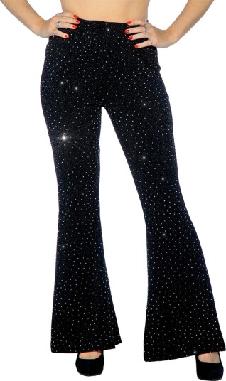 Wilbers & Wilbers Discobukse utsvinget Glitter Svart Dame Small 004200-VA-036