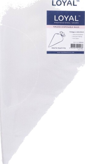 Loyal Engangssprøyteposer 30 Cm 75 Stk | Slikkepott.No