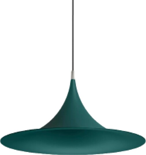 Linea Light Morgana Taklampe Ø47 Nikkel/Petrol