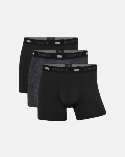 Dovre Boxer Resirkulert polyester 3 pakning Flerfarget