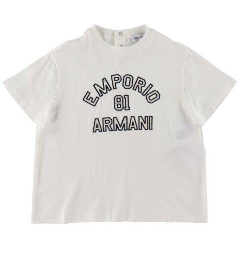 Giorgio Armani Emporio Armani T skjorte Hvit m. Navy Emporio Armani 18 md T skjorte