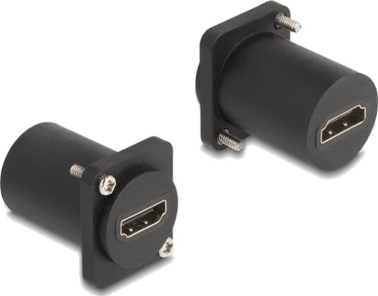 Delock - Hdmi-Adapter - Hdmi Hunn D-Type Til Hdmi Hunn D-Type - Svart