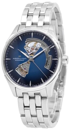 Hamilton Herreklokke H32675140 American Classic Jazzmaster Blå/Stål
