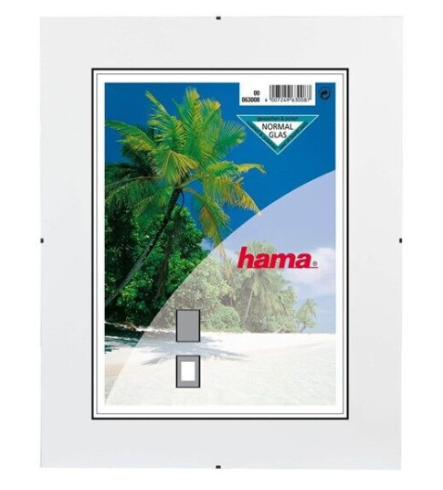 Hama "Clip-Fix" Frameless Picture Holder normal glass 15 x21 cm