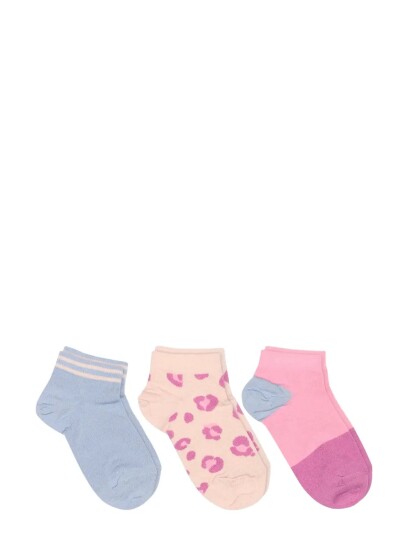 Melton Leopard Sneaker Socks 3 Pack Multi/patterned 27/30 Melton Leopard Sneaker Socks 3 Pack Multi/patterned 27/30