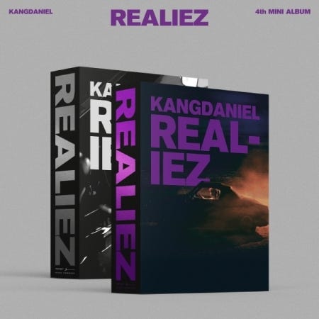 Kang Daniel  Realiez  Random Cover  Incl. 64pg Photobook, Lyrcis Paper, Message Ticket, Stamp Sticker, Cube, Fi  CD