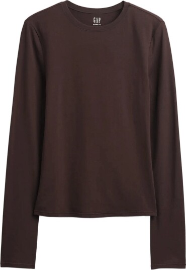 GAP Closeknit Jersey T Shirt From The Gap Collection   Brown   XS