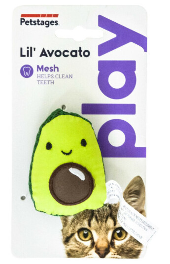 Kattinorge Petstages Lil-Avocato Dental Health Cat Chew Leke