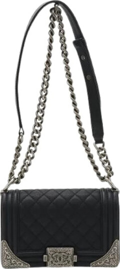 Chanel Vintage Dame Svart