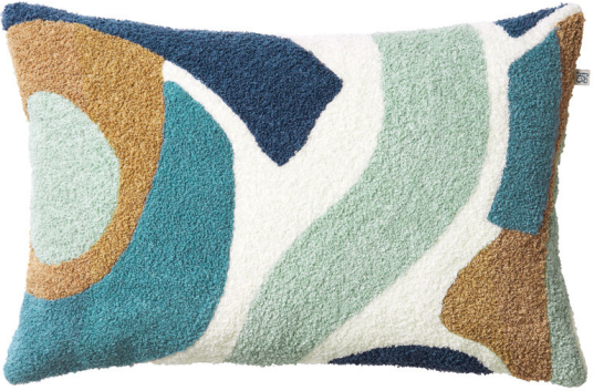 Chhatwal & Jonsson Sanskriti putetrekk 40x60 cm Heaven blue offwhite sand aqua