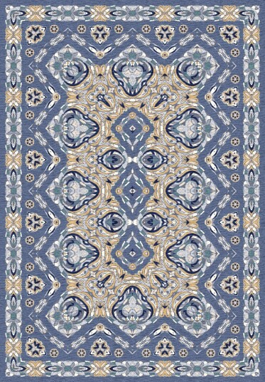 Wilton teppe Henrietta blå Størrelse: 160 x 230 cm Wilton teppe Henrietta blå Størrelse: 160 x 230 cm