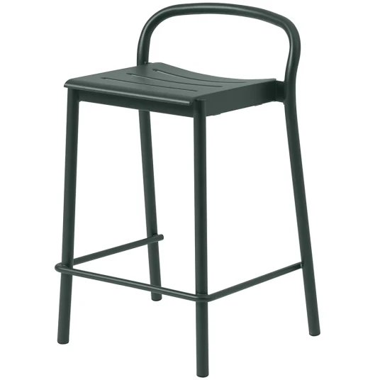 Muuto Linear Steel Lav barkrakk Dark Green Muuto Linear Steel Lav barkrakk Dark Green
