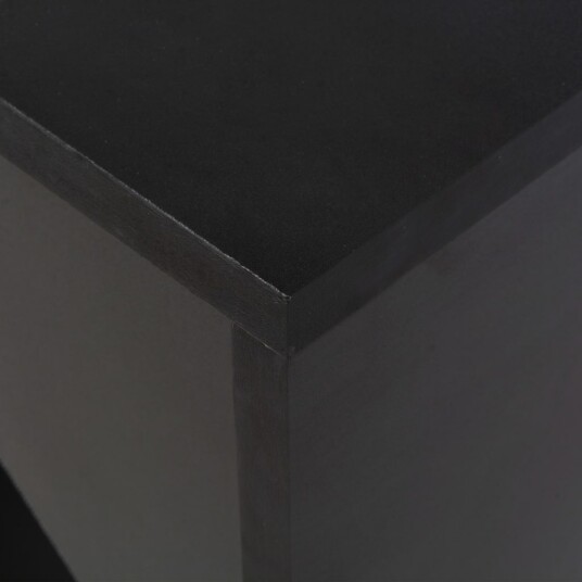vidaXL Barbord med flyttbar hylle svart 138x39x110 cm vidaXL Barbord med flyttbar hylle svart 138x39x110 cm