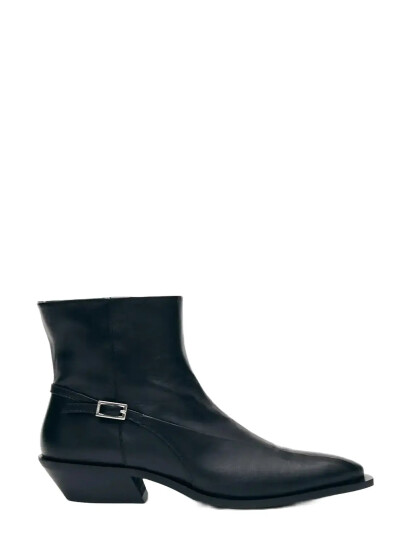 ALOHAS Lizzie Leather Ankle Boots - Black - 37 ALOHAS Lizzie Leather Ankle Boots - Black - 37