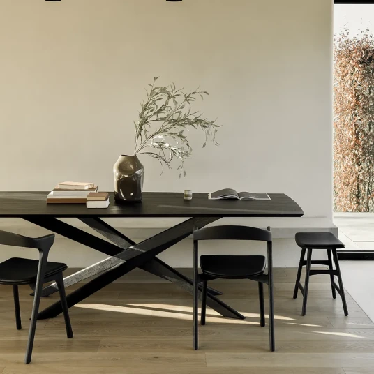 Ethnicraft Mikado Spisebord 110x280 cm Svart Eik