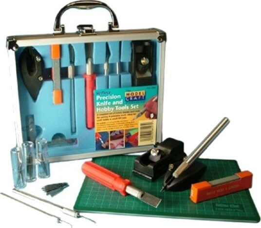 Model Craft 50 Piece Knife Set & A5 Skjærematte
