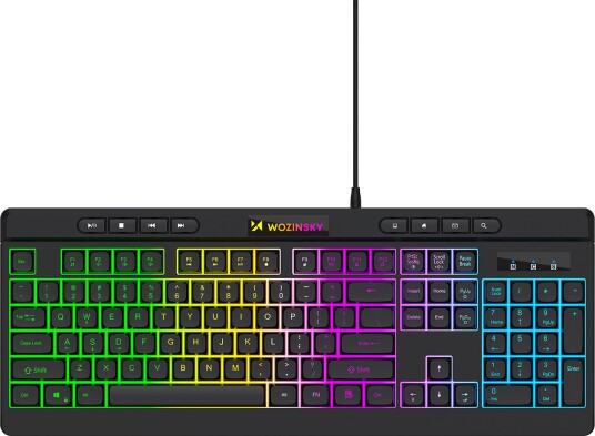 Wozinsky WKG-1044 Kablet Gamingtastatur med Bakgrunnsbelysning og 26 Taster Anti-Ghosting Svart Wozinsky WKG-1044 Kablet Gamingtastatur med Bakgrunnsbelysning og 26 Taster Anti-Ghosting Svart