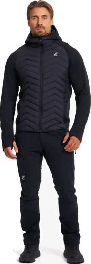 RevolutionRace Herre > Overdeler > Fleece & midlayers Evolution Hybrid Fleece Jacket Herre Black Størrelse:3XL