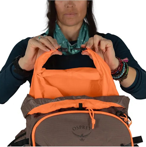 Osprey Sopris 45 Ski & Snowboard Backpack Dame Magma Brown/Raven Black 45L