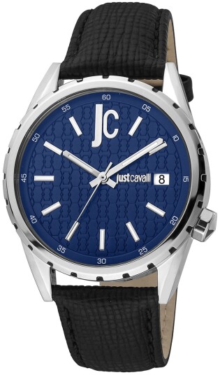 Just Cavalli Herreklokke JC1G217L0025 Classic Blå/Lær Ø42 mm Just Cavalli Herreklokke JC1G217L0025 Classic Blå/Lær Ø42 mm