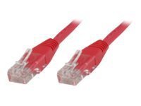 MicroConnect - Nettverkskabel - RJ-45 (hann) til RJ-45 (hann) - 5 m - UTP - CAT 6 - rød